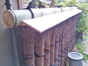 竹垣の修理-便利屋奈良