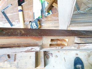 古い木製建具の再利用する