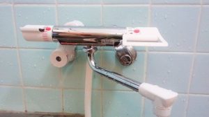 浴室シャワー混合水栓の交換工事-便利屋-奈良