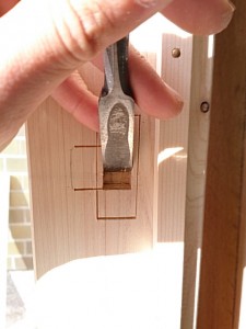 mounting door latch