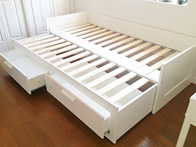 ＩＫＥＡ ＢＲＩＭＮＥＳ デイベッド ＡＬＥＸ デスク 組み立て ◇家具