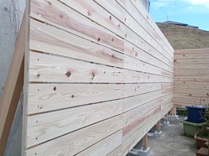 木製フェンス製作-便利屋奈良