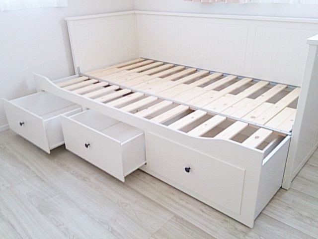 IKEA HEMNES デイベッド STORNAS 伸縮式ダイニングテーブル組み立て ◇家具の便利屋 助作