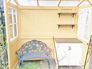 庭にミニガーデンハウスを作る-便利屋奈良