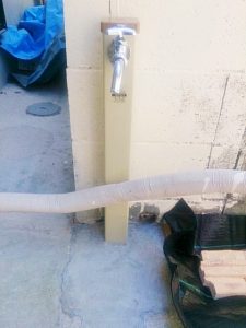 立水栓水栓柱の設置-便利屋奈良